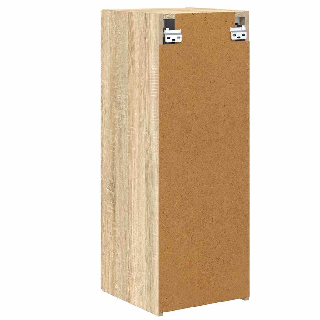 Tv Wall Cabinet 2 Pcs Sonoma Kompozitní Dřevo