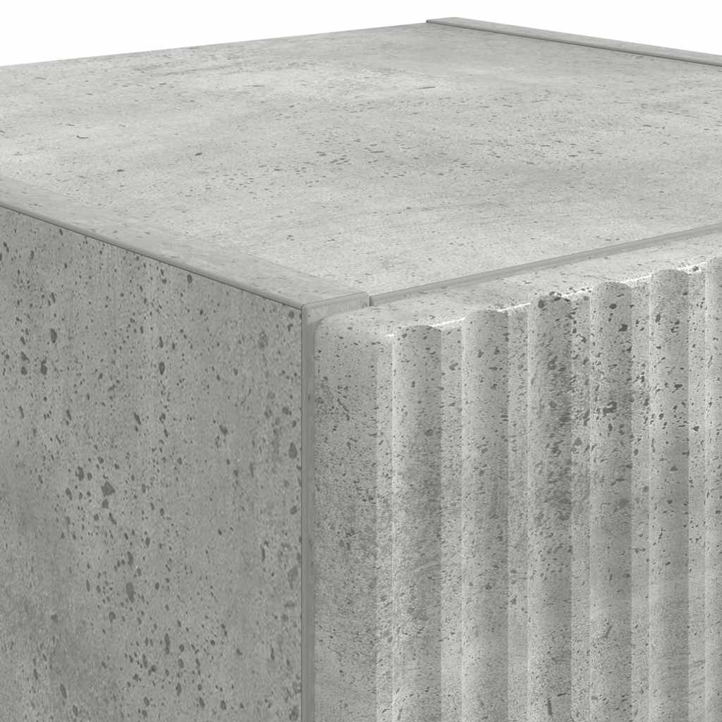 Tv Wall Cabinet 2 Pcs Beton Kompozitní Dřevo