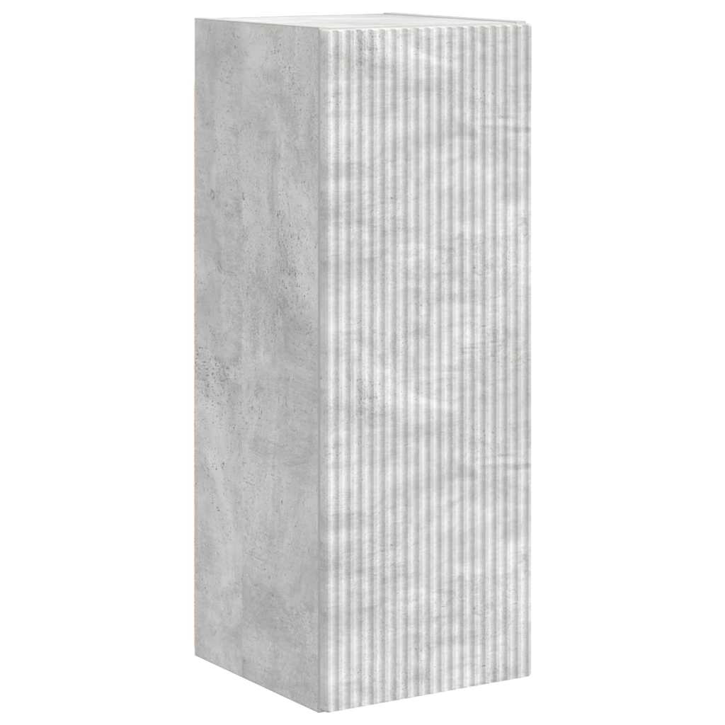 Tv Wall Cabinet 2 Pcs Beton Kompozitní Dřevo