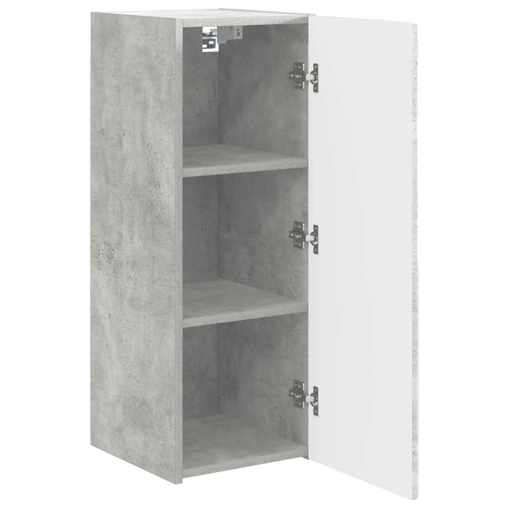 Tv Wall Cabinet 2 Pcs Beton Kompozitní Dřevo