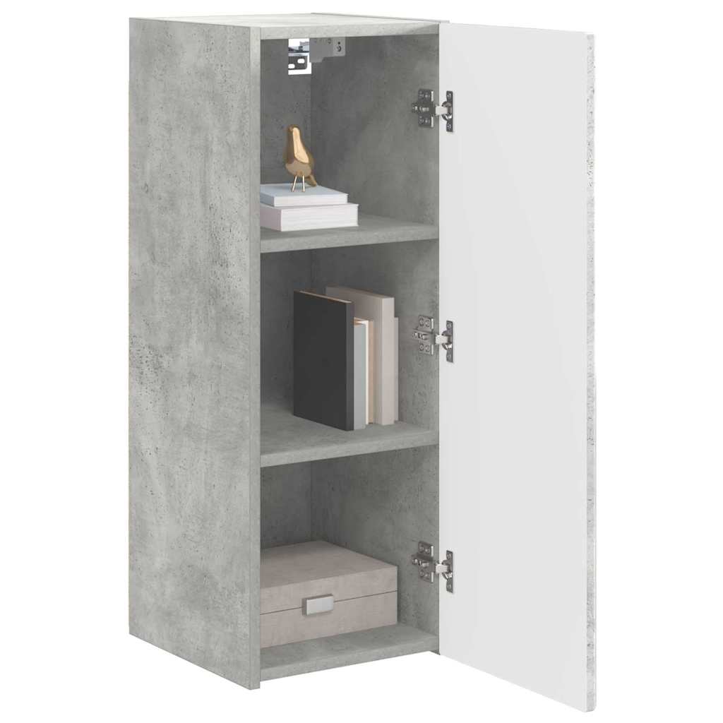 Tv Wall Cabinet 2 Pcs Beton Kompozitní Dřevo