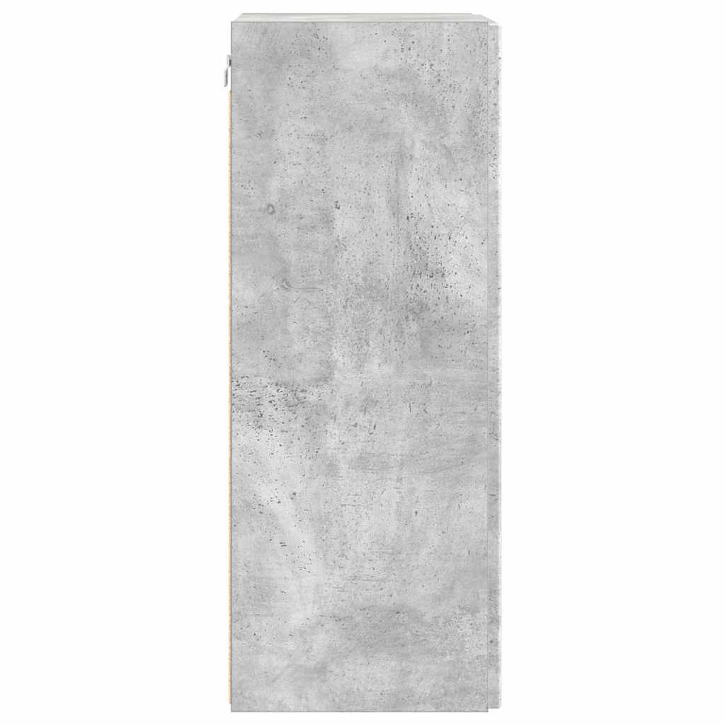 Tv Wall Cabinet 2 Pcs Beton Kompozitní Dřevo