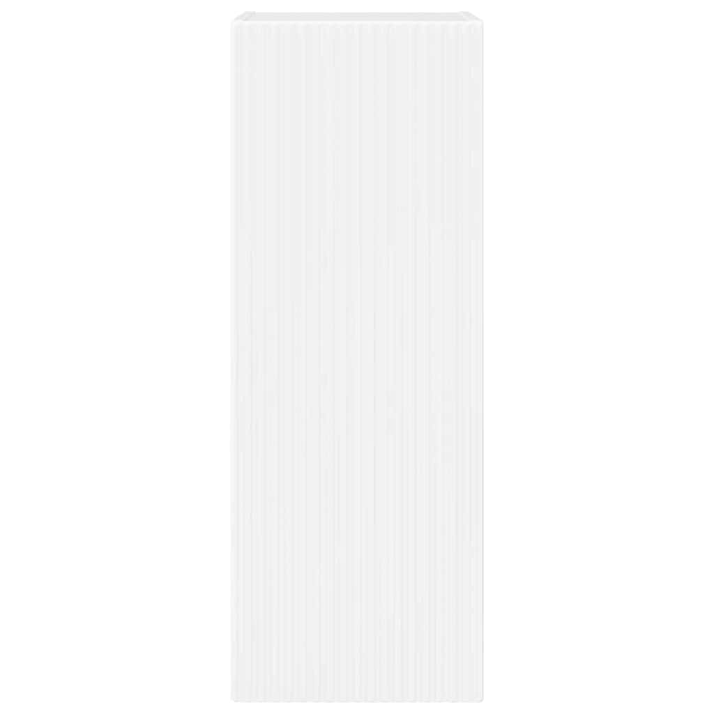 Tv Wall Cabinet 2 Pcs Lesklá Bílá Kompozitní Dřevo
