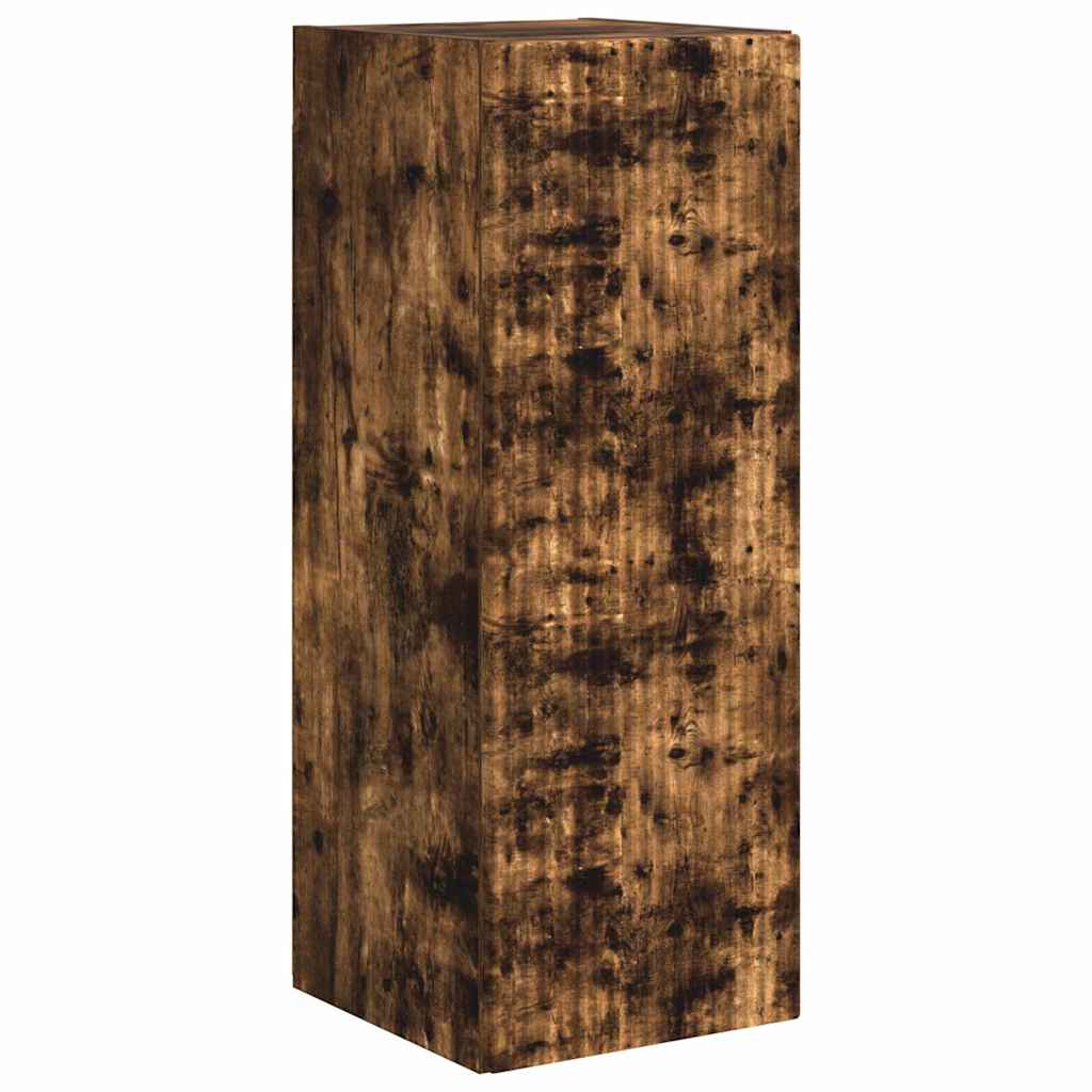 Tv Wall Cabinet 2 Pcs Kouřový Dub Kompozitní Dřevo