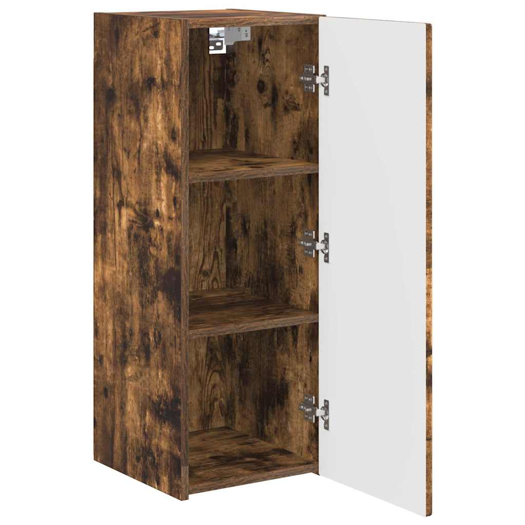 Tv Wall Cabinet 2 Pcs Kouřový Dub Kompozitní Dřevo