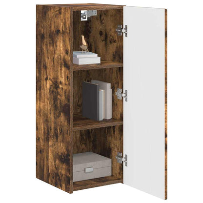 Tv Wall Cabinet 2 Pcs Kouřový Dub Kompozitní Dřevo