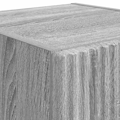 Tv Wall Cabinet 30 X 31 X 80 Cm Šedá Sonoma Kompozitní Dřevo