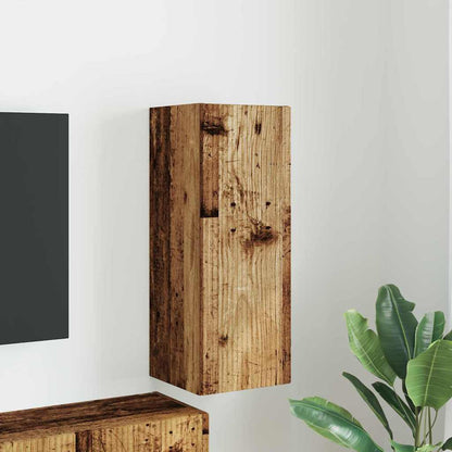 Tv Wall Cabinet 30 X 31 X 80 Cm Staré Dřevo Kompozitní Dřevo