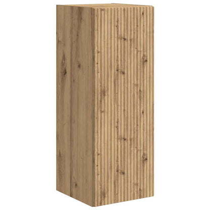 Tv Wall Cabinet 2 Pcs Umělecký Dub Kompozitní Dřevo