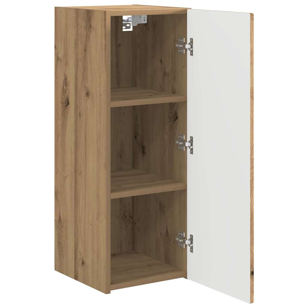 Tv Wall Cabinet 2 Pcs Umělecký Dub Kompozitní Dřevo