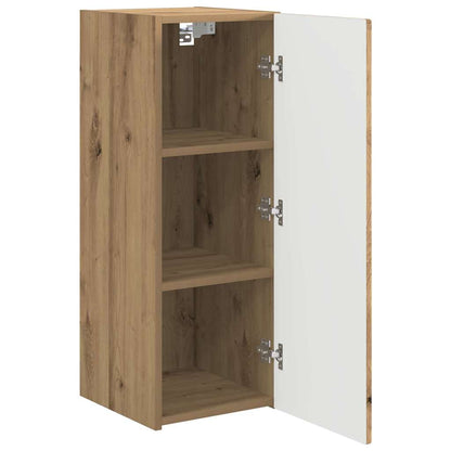Tv Wall Cabinet 2 Pcs Umělecký Dub Kompozitní Dřevo