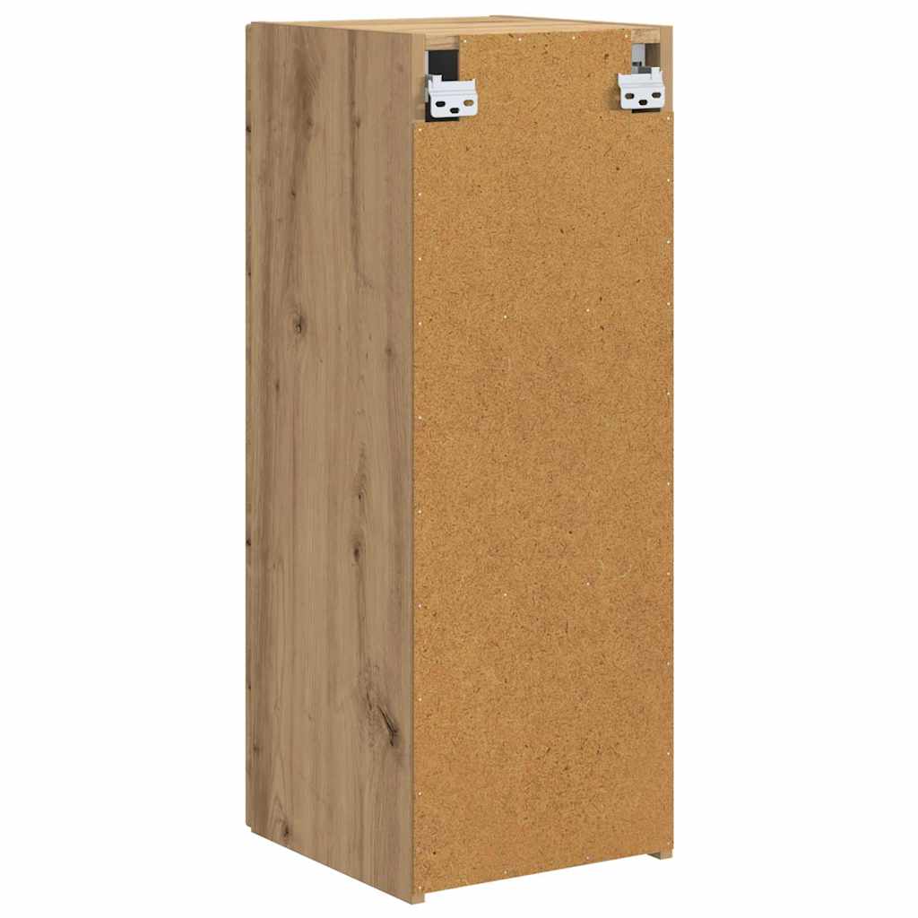 Tv Wall Cabinet 2 Pcs Umělecký Dub Kompozitní Dřevo