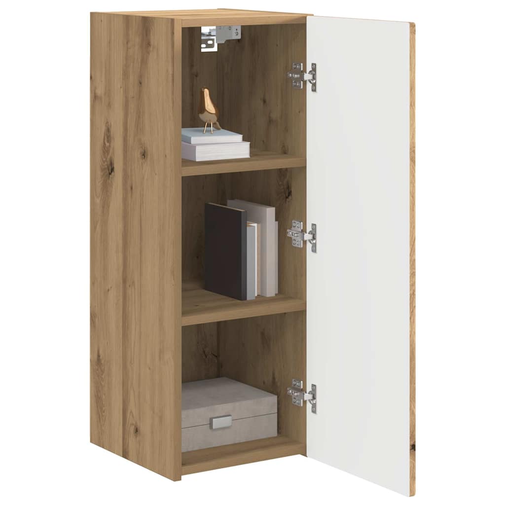 Tv Wall Cabinet 2 Pcs Umělecký Dub Kompozitní Dřevo