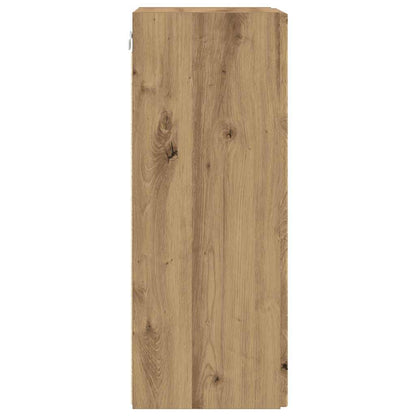 Tv Wall Cabinet 2 Pcs Umělecký Dub Kompozitní Dřevo
