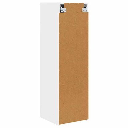 Tv Wall Cabinet 2 Pcs Bílá Kompozitní Dřevo