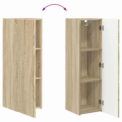 Tv Wall Cabinet 30 X 31 X 100 Cm Sonoma Kompozitní Dřevo
