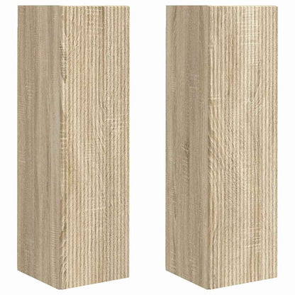 Tv Wall Cabinet 2 Pcs Sonoma Kompozitní Dřevo