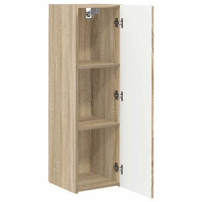 Tv Wall Cabinet 2 Pcs Sonoma Kompozitní Dřevo