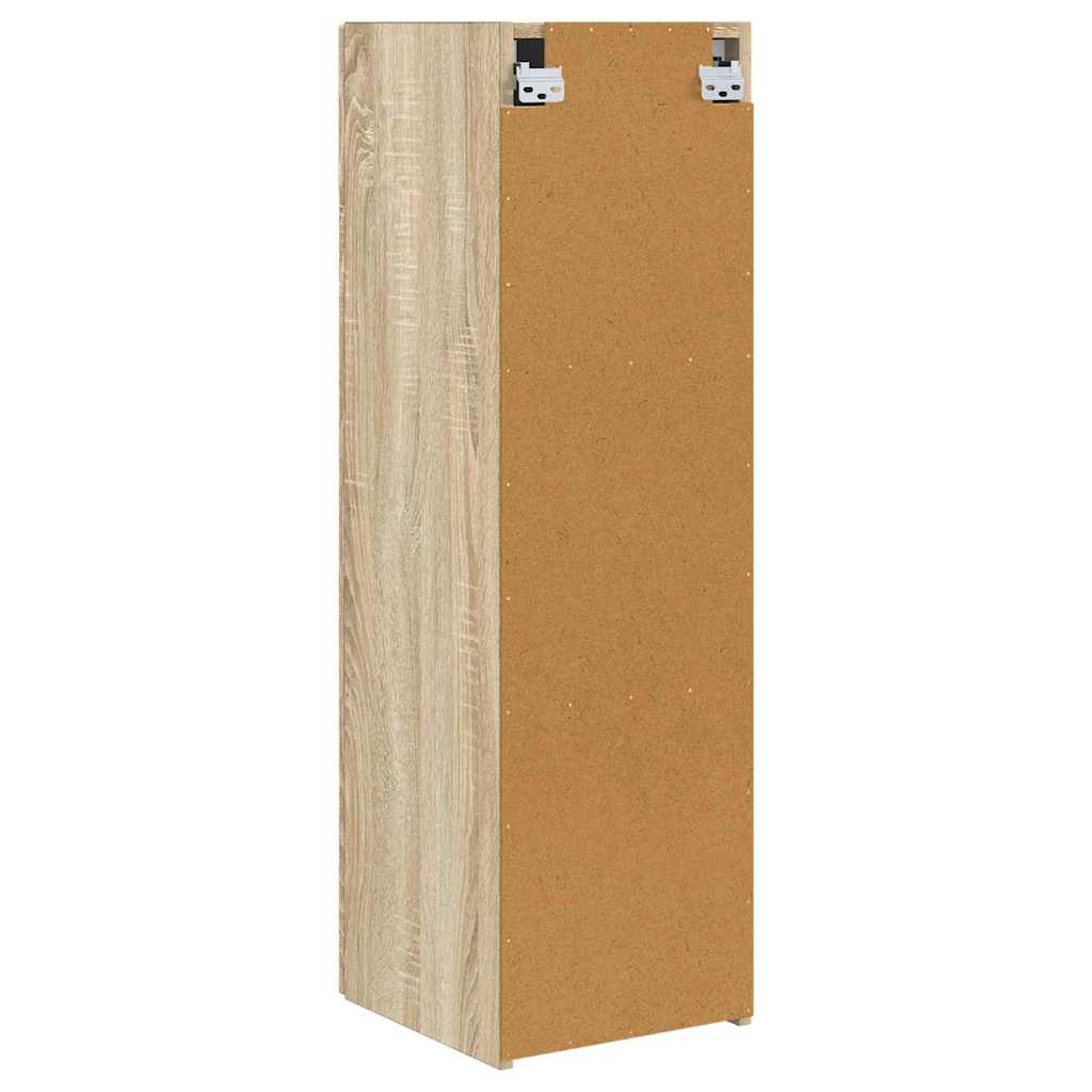Tv Wall Cabinet 2 Pcs Sonoma Kompozitní Dřevo