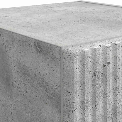 Tv Wall Cabinet 30 X 31 X 100 Cm Beton Kompozitní Dřevo
