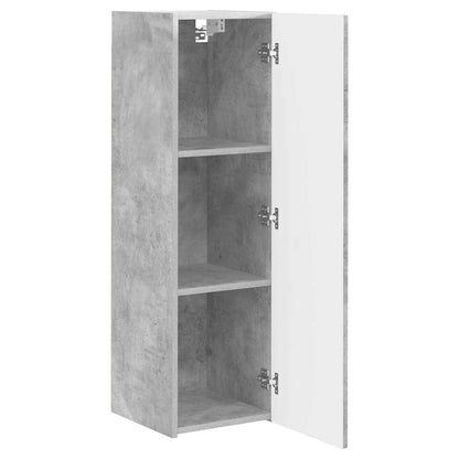 Tv Wall Cabinet 30 X 31 X 100 Cm Beton Kompozitní Dřevo