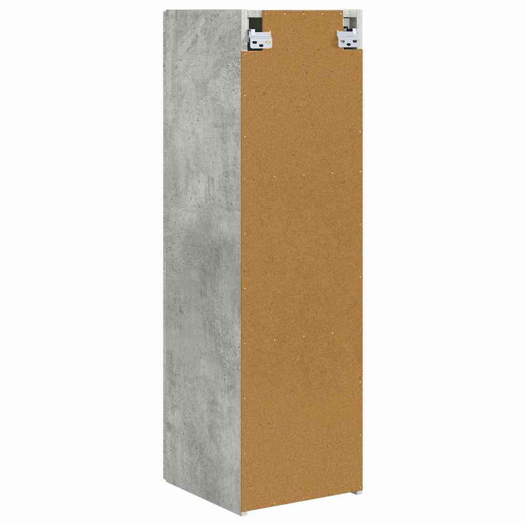 Tv Wall Cabinet 30 X 31 X 100 Cm Beton Kompozitní Dřevo