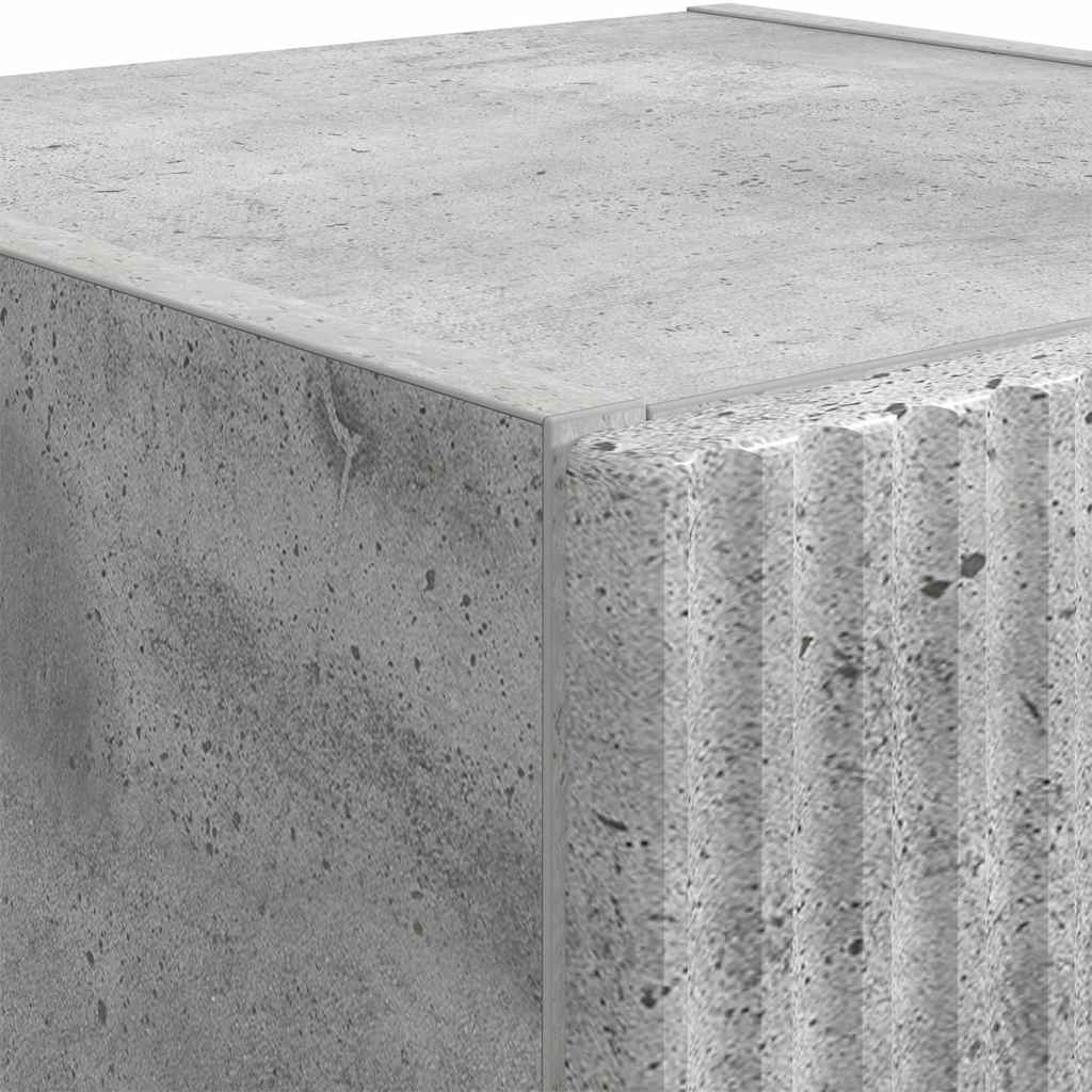 Tv Wall Cabinet 2 Pcs Beton Kompozitní Dřevo