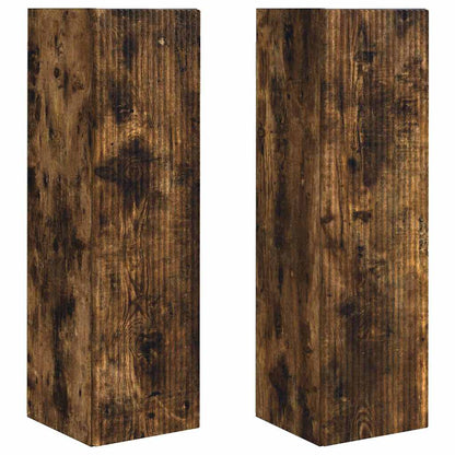 Tv Wall Cabinet 2 Pcs Kouřový Dub Kompozitní Dřevo