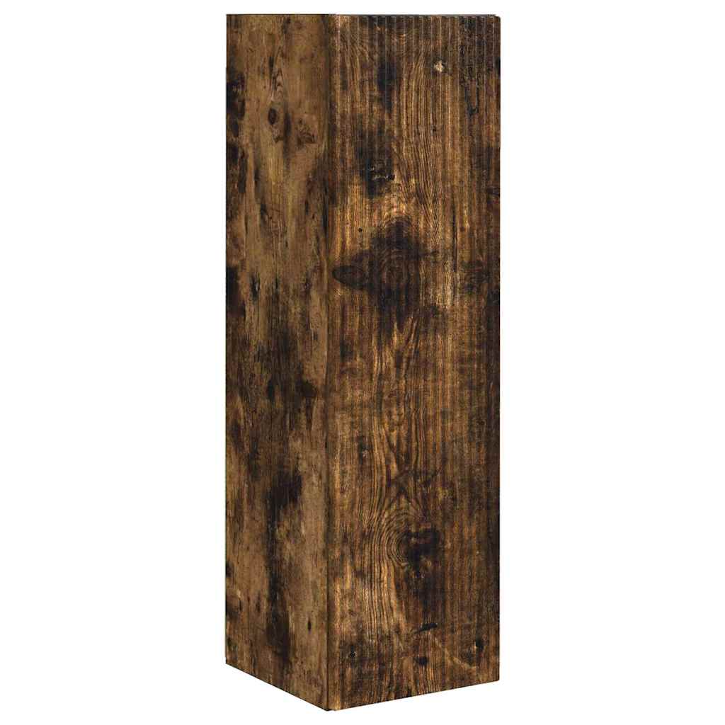 Tv Wall Cabinet 2 Pcs Kouřový Dub Kompozitní Dřevo