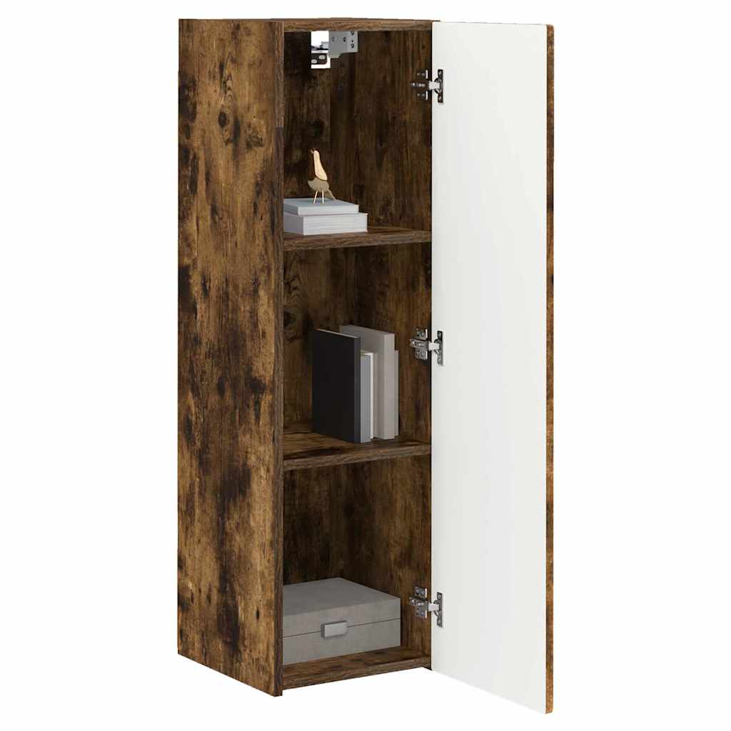 Tv Wall Cabinet 2 Pcs Kouřový Dub Kompozitní Dřevo