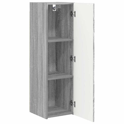 Tv Wall Cabinet 30 X 31 X 100 Cm Šedá Sonoma Kompozitní Dřevo