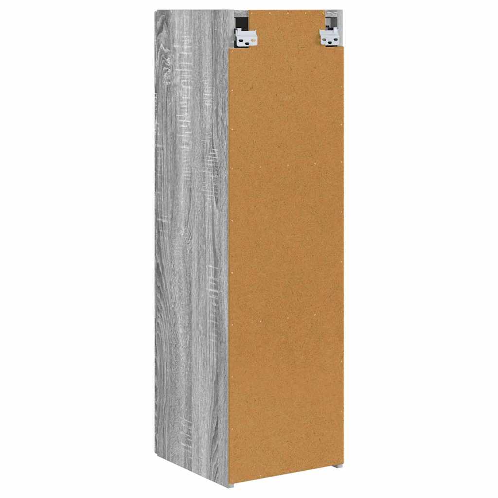 Tv Wall Cabinet 2 Pcs Šedá Sonoma Kompozitní Dřevo