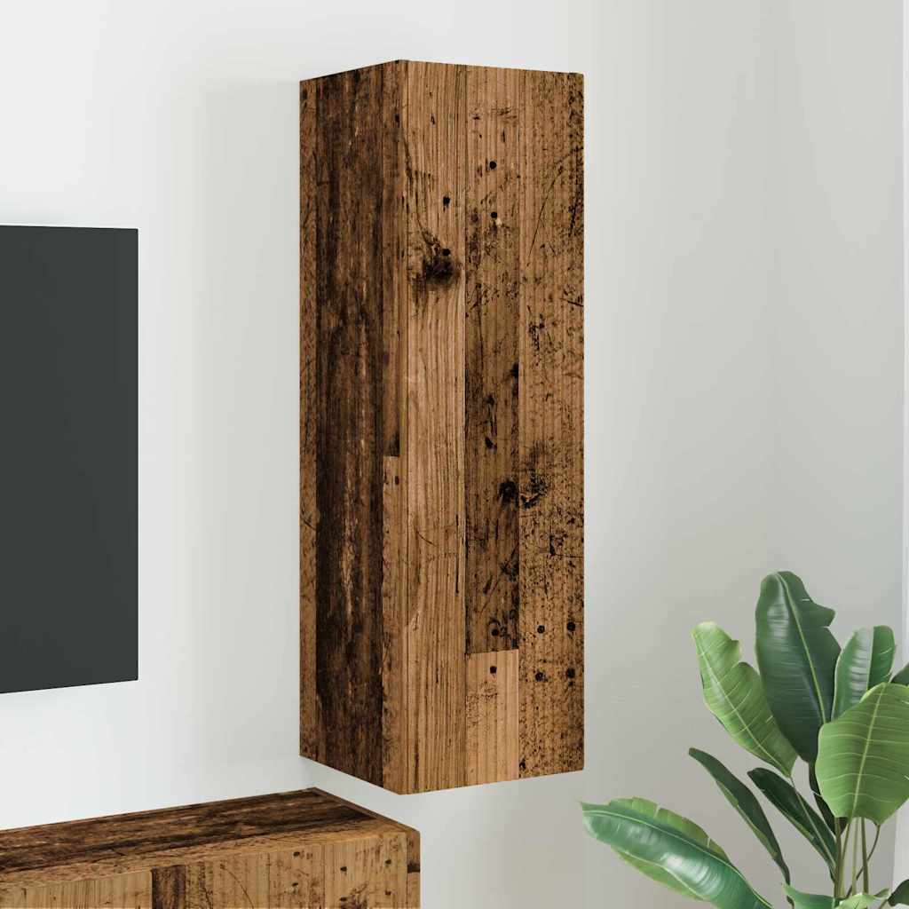 Tv Wall Cabinet 30 X 31 X 100 Cm Staré Dřevo Kompozitní Dřevo