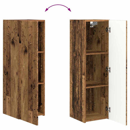 Tv Wall Cabinet 30 X 31 X 100 Cm Staré Dřevo Kompozitní Dřevo