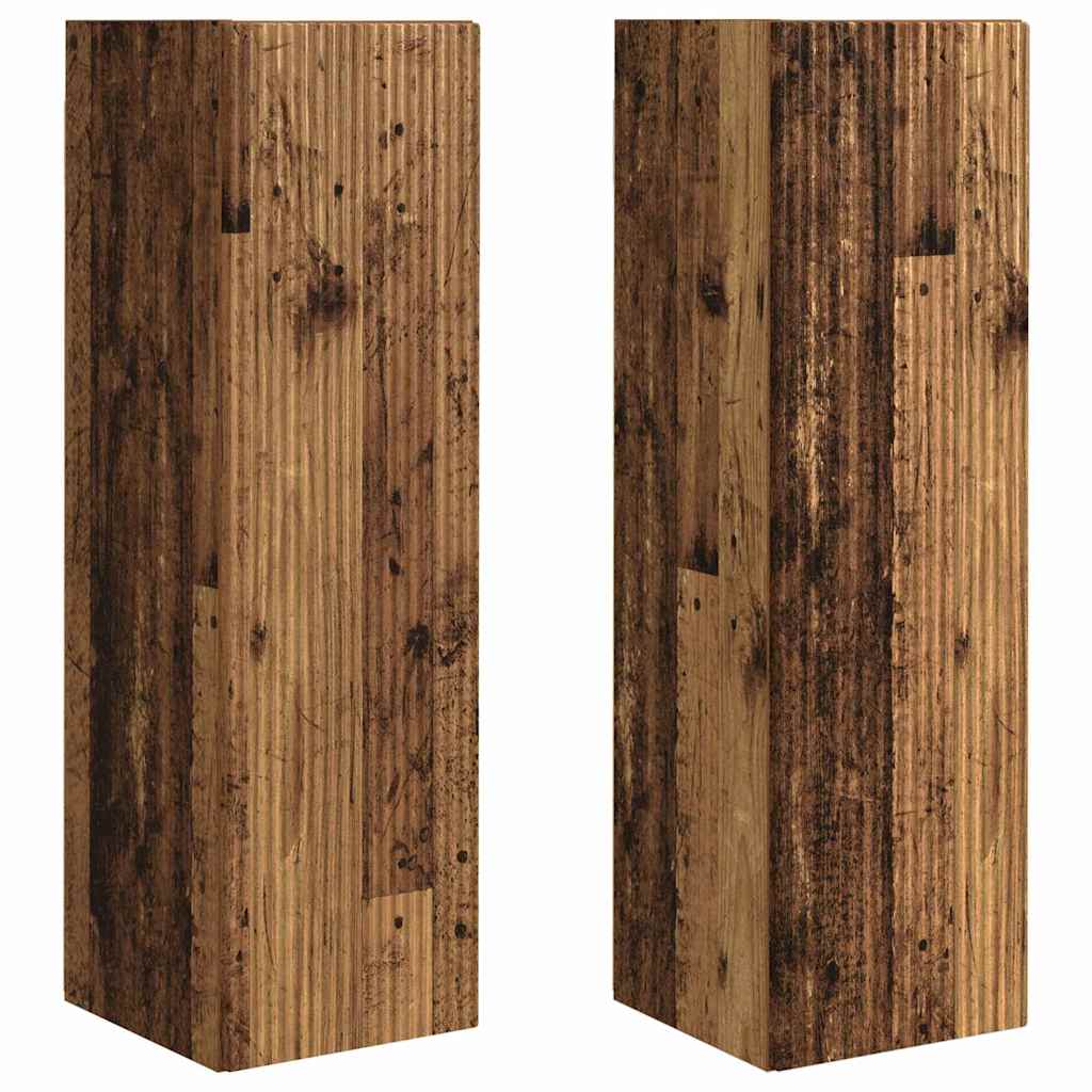 Tv Wall Cabinet 2 Pcs Staré Dřevo Kompozitní Dřevo