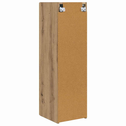 Tv Wall Cabinet 30 X 31 X 100 Cm Umělecký Dub Kompozitní Dřevo