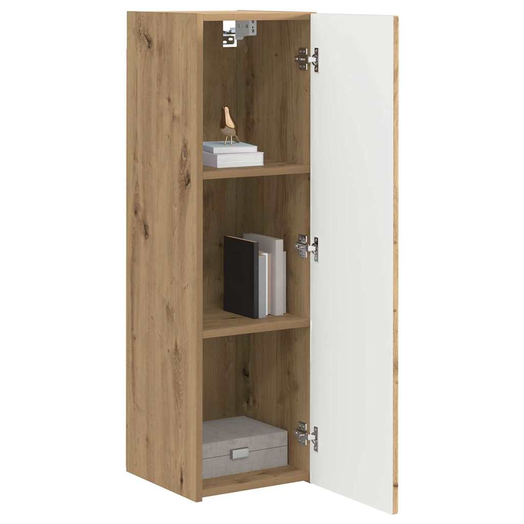Tv Wall Cabinet 30 X 31 X 100 Cm Umělecký Dub Kompozitní Dřevo