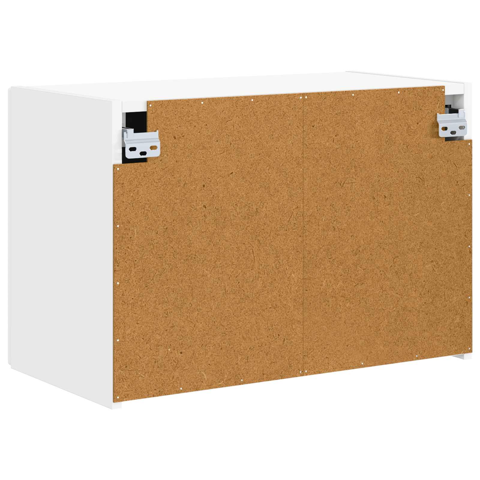 Tv Wall Cabinet 59,5 X 31 X 40 Cm Bílá Kompozitní Dřevo