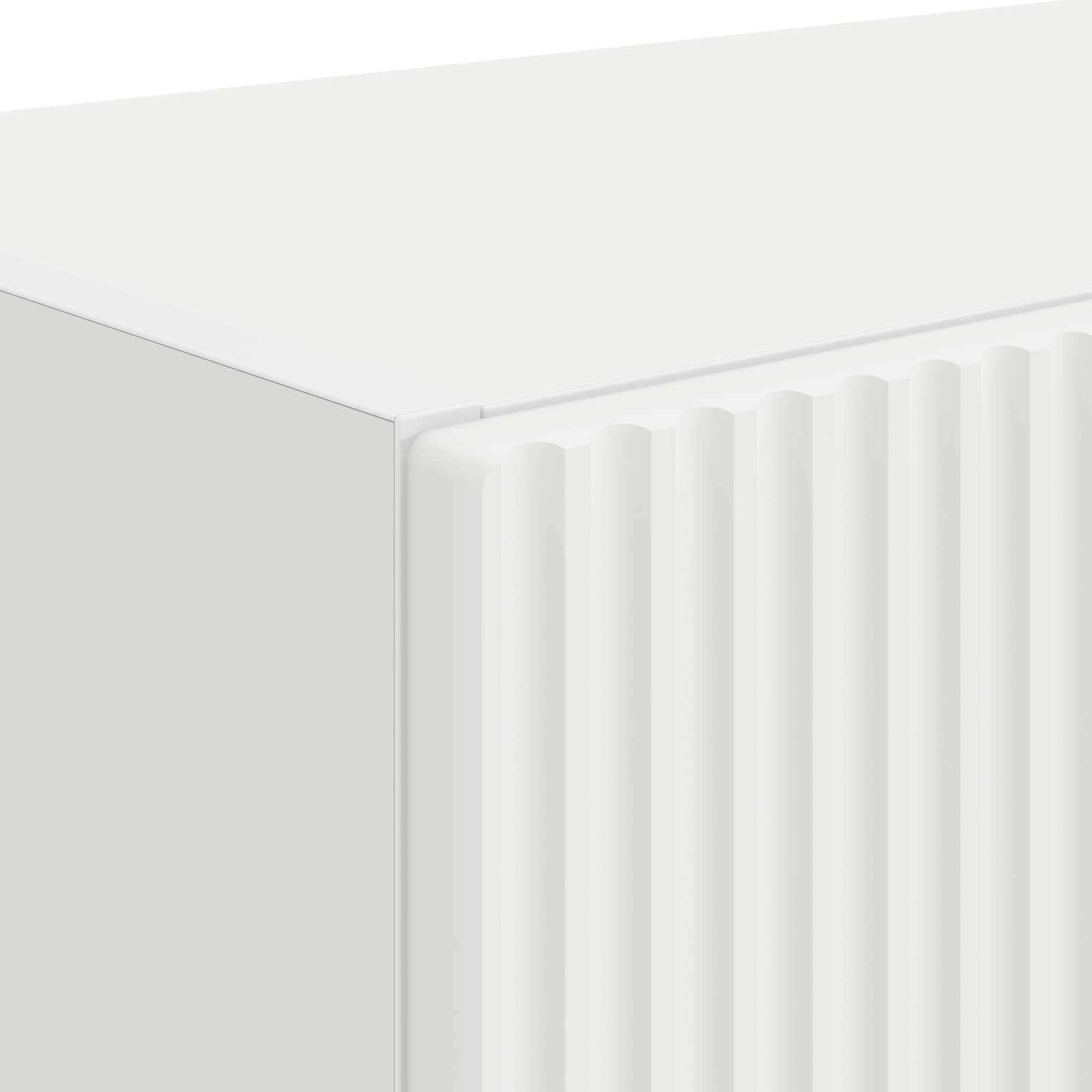 Tv Wall Cabinet 2 Pcs Bílá Kompozitní Dřevo