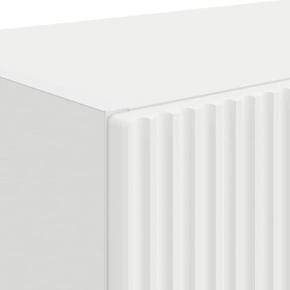 Tv Wall Cabinet 2 Pcs Bílá Kompozitní Dřevo