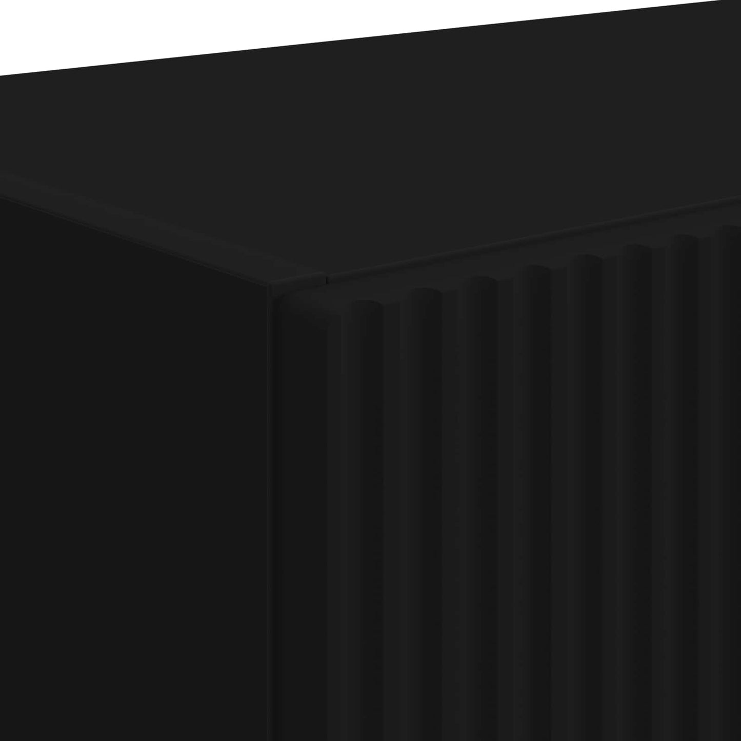 Tv Wall Cabinet 59,5 X 31 X 40 Cm Černá Kompozitní Dřevo