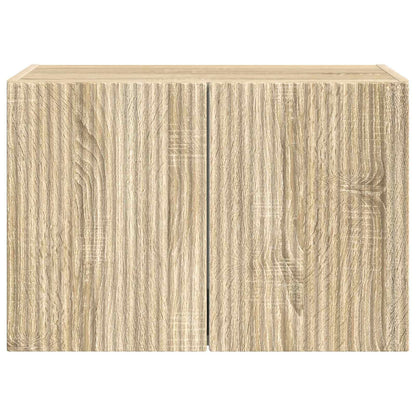 Tv Wall Cabinet 59,5 X 31 X 40 Cm Sonoma Dub Kompozitní Dřevo