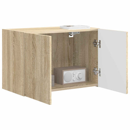 Tv Wall Cabinet 59,5 X 31 X 40 Cm Sonoma Dub Kompozitní Dřevo