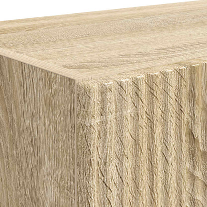 Tv Wall Cabinet 2 Pcs Sonoma Dub Kompozitní Dřevo