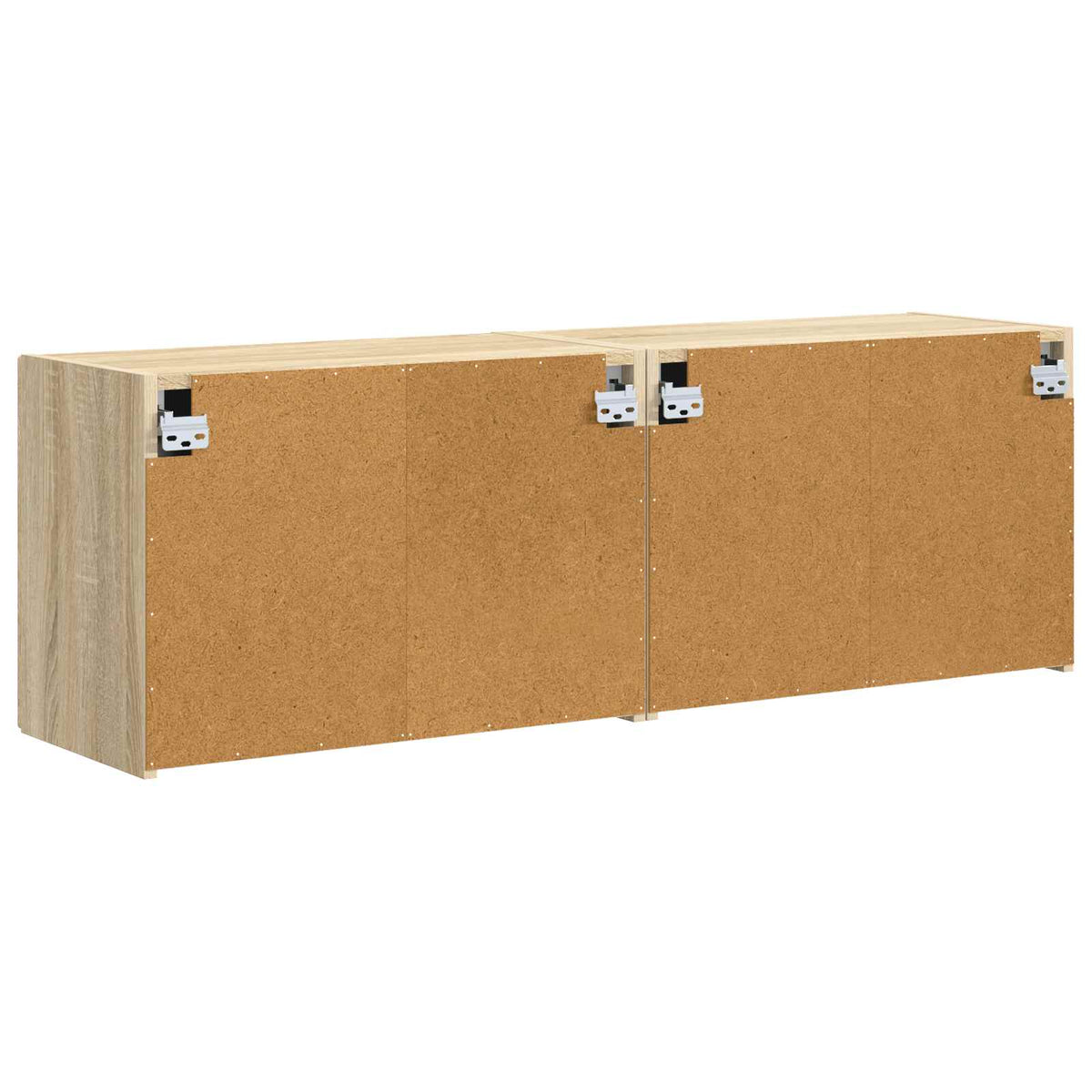 Tv Wall Cabinet 2 Pcs Sonoma Dub Kompozitní Dřevo