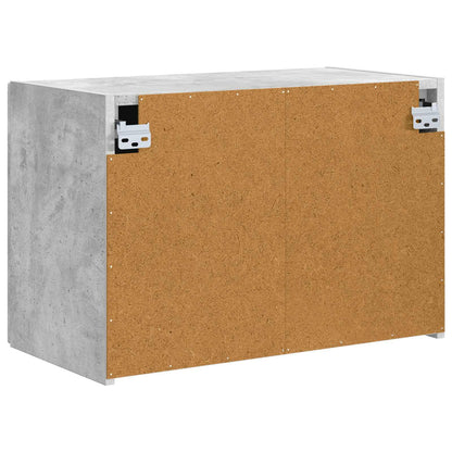 Tv Wall Cabinet 59,5 X 31 X 40 Cm Betonově Šedá