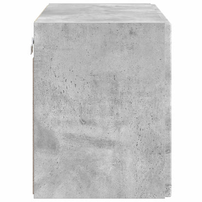Tv Wall Cabinet 59,5 X 31 X 40 Cm Betonově Šedá