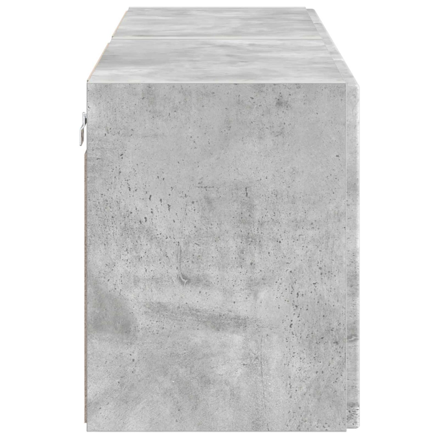 Tv Wall Cabinet 2 Pcs Betonově Šedá Kompozitní Dřevo