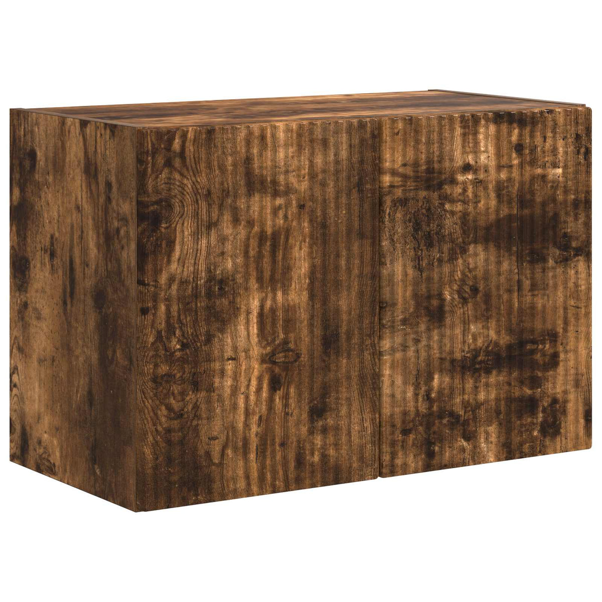 Tv Wall Cabinet 59,5 X 31 X 40 Cm Kouřový Dub Kompozitní Dřevo