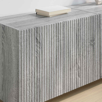 Tv Wall Cabinet 59,5 X 31 X 40 Cm Šedá Sonoma Kompozitní Dřevo